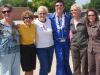 Alice (Speece) Dickinson, Mary (Morgan) Saxton, Jill (Swanson) Osborn, Elvis, Kathy (Johnson) Bryan, & Pat (Gabus) Peterson