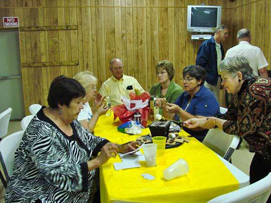 Judy Marriner Plock, Marge Anderson Van Zandt, Boyd & Sandie Hagood Orr, Carol Ingram O'Connell and Marlene Pearson