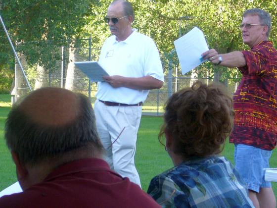 Dennis reads a trivia question from the '66 era, and Bob points out someone who remembers.