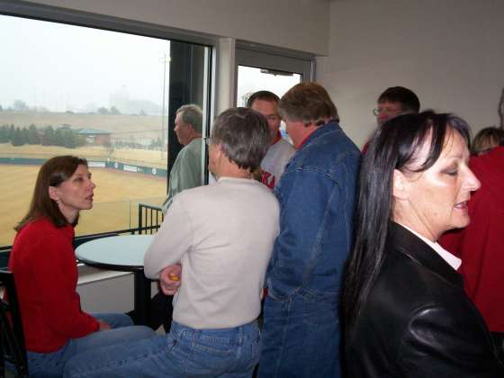 Skybox view at a husker baseball game 3/7/09