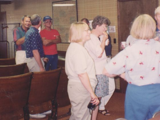 Chatting at the Museum